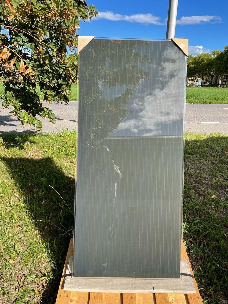 Kenmos Solarmodul 50 Wp, Seitenansicht